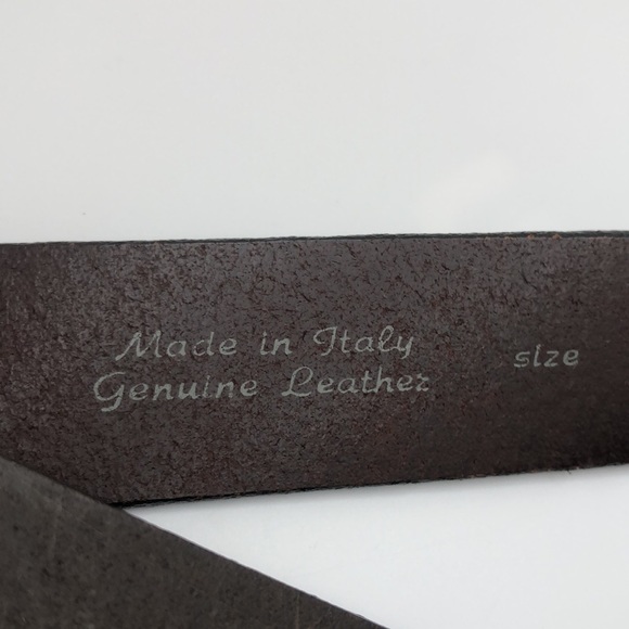 Be Prepared Genuine Leather Brown Belt Made in Italy. Conversation piece - Picture 4 of 15